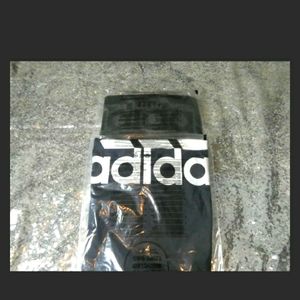 *New* Men's Adidas large print logo tee Drk Grey M